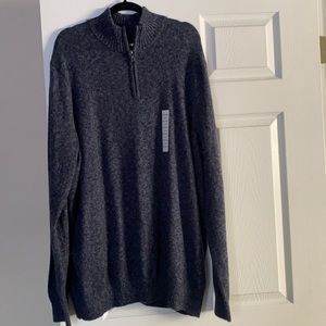 NWT Croft and Barrow 1/4 Zip Sweater size XXL Tall